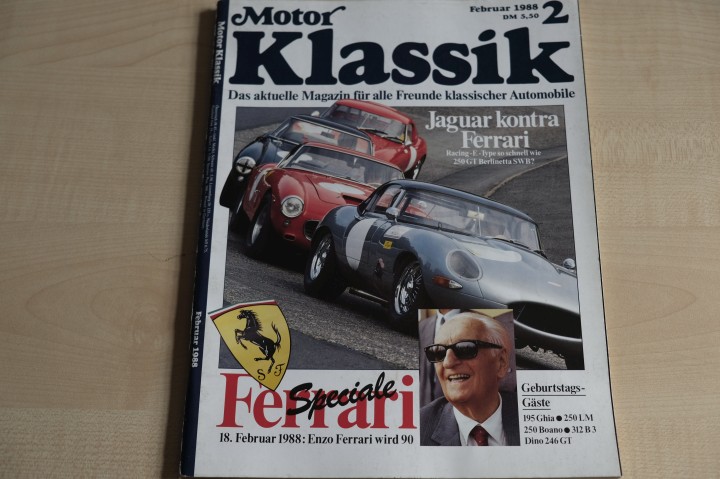 Deckblatt Motor Klassik (02/1988)